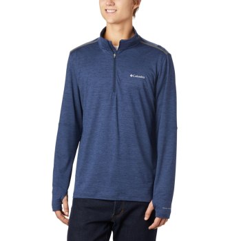 Columbia Muške Majice S Kapuljačom - Tech Trail 1/4 Zip Tamnoplave | UDWR-39561